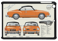 VW Karmann Ghia Coupe 1970-71 Small Tablet Covers